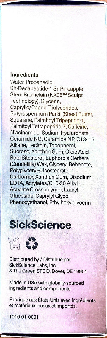 SickScience ShapeShift aplicación diaria rápida sin residuo.