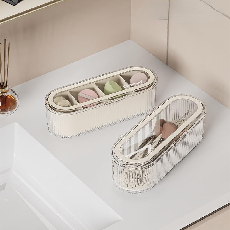 Capacidad de clasificación eficiente Siehpa3 para contener herramientas básicas de maquillaje.