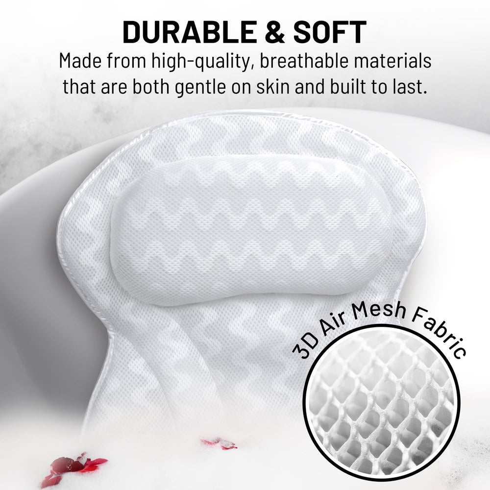 Sierra Concepts: almohada con malla 3D para mayor transpirabilidad y secado rápido.