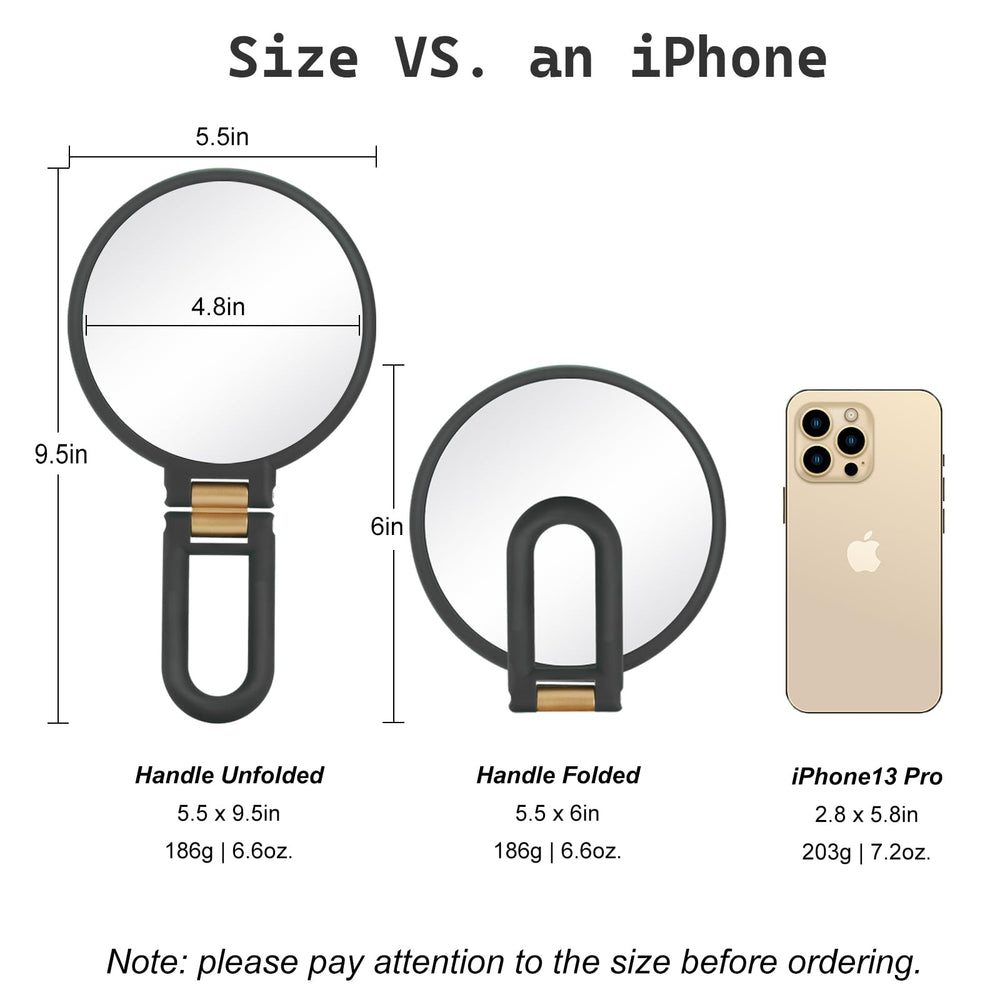 Sifolo Espejo diseño compacto, ideal para bolsos y maletas