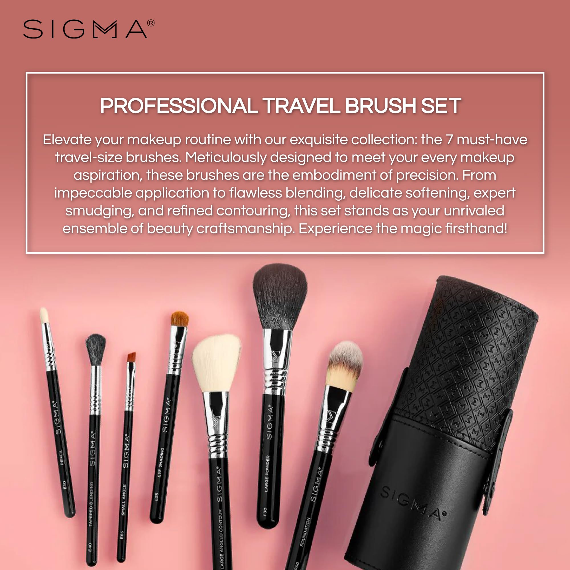 Sigma Beauty F30, brocha de polvo para acabado suave y cobertura uniforme