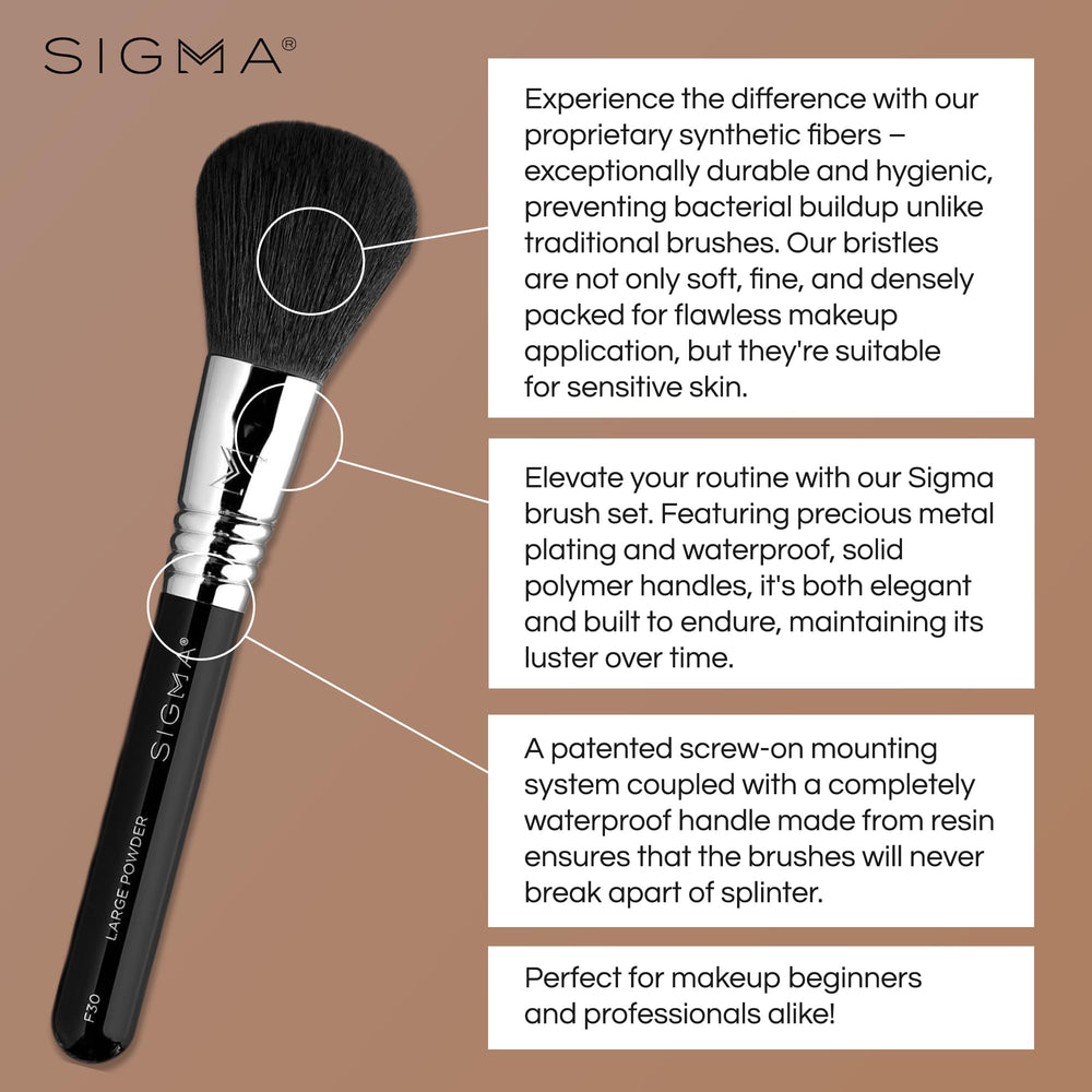 Sigma Beauty F40, brocha de contorno para definición precisa y transiciones nítidas