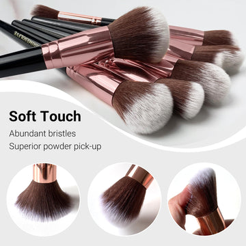 Brocha de sombras SIHIMESOLFVE para sombras suaves y acabado uniforme.