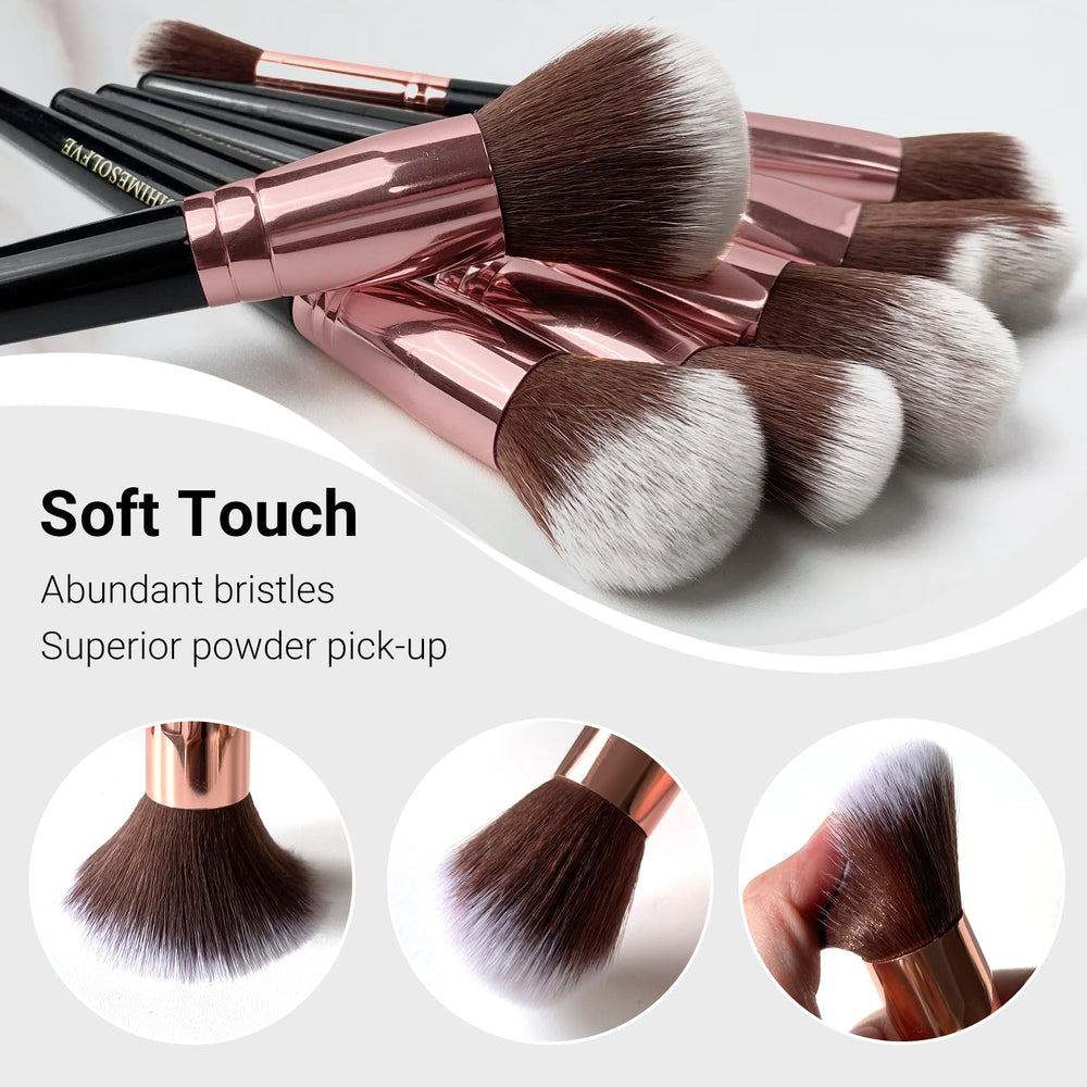 Brocha de sombras SIHIMESOLFVE para sombras suaves y acabado uniforme.