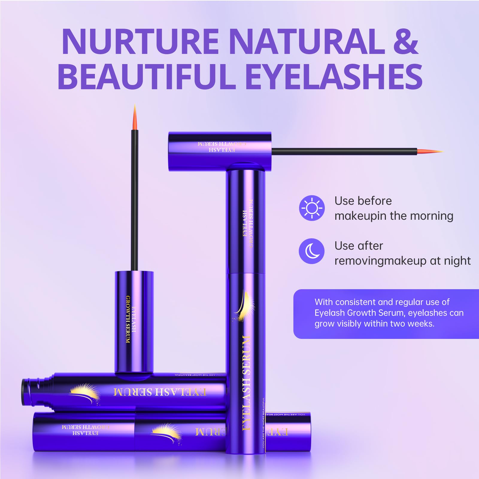 Ingredientes naturales de SIIEEC para nutrir pestañas y cejas.