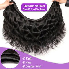 Silaiya body wave bundles 22-inch close-up reveals healthy ends and bounce.