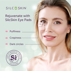 Patchs yeux Silc Skin – silicone medical garantit douceur sur la zone délicate.