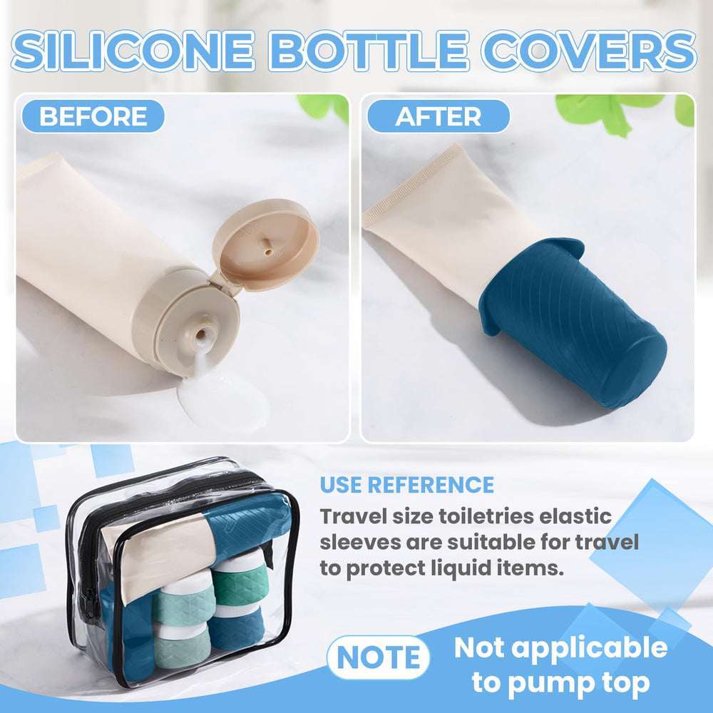 Silevoler bolsa transparente con cierre para organizar equipaje.