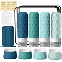 Silevoler botellas de viaje de silicona para líquidos, fáciles de rellenar.