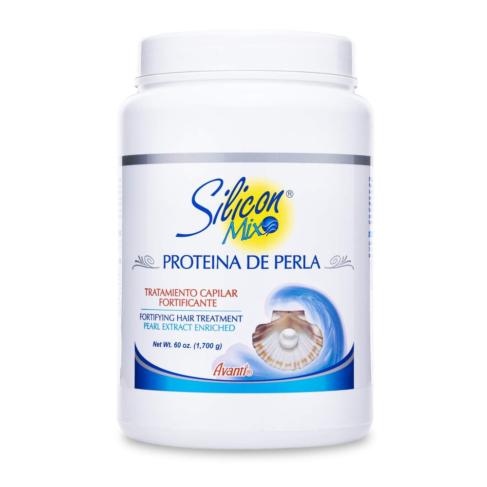 Silicon Mix Proteína de Perla, botella de tratamiento para brillo y fortalecimiento del cabello.