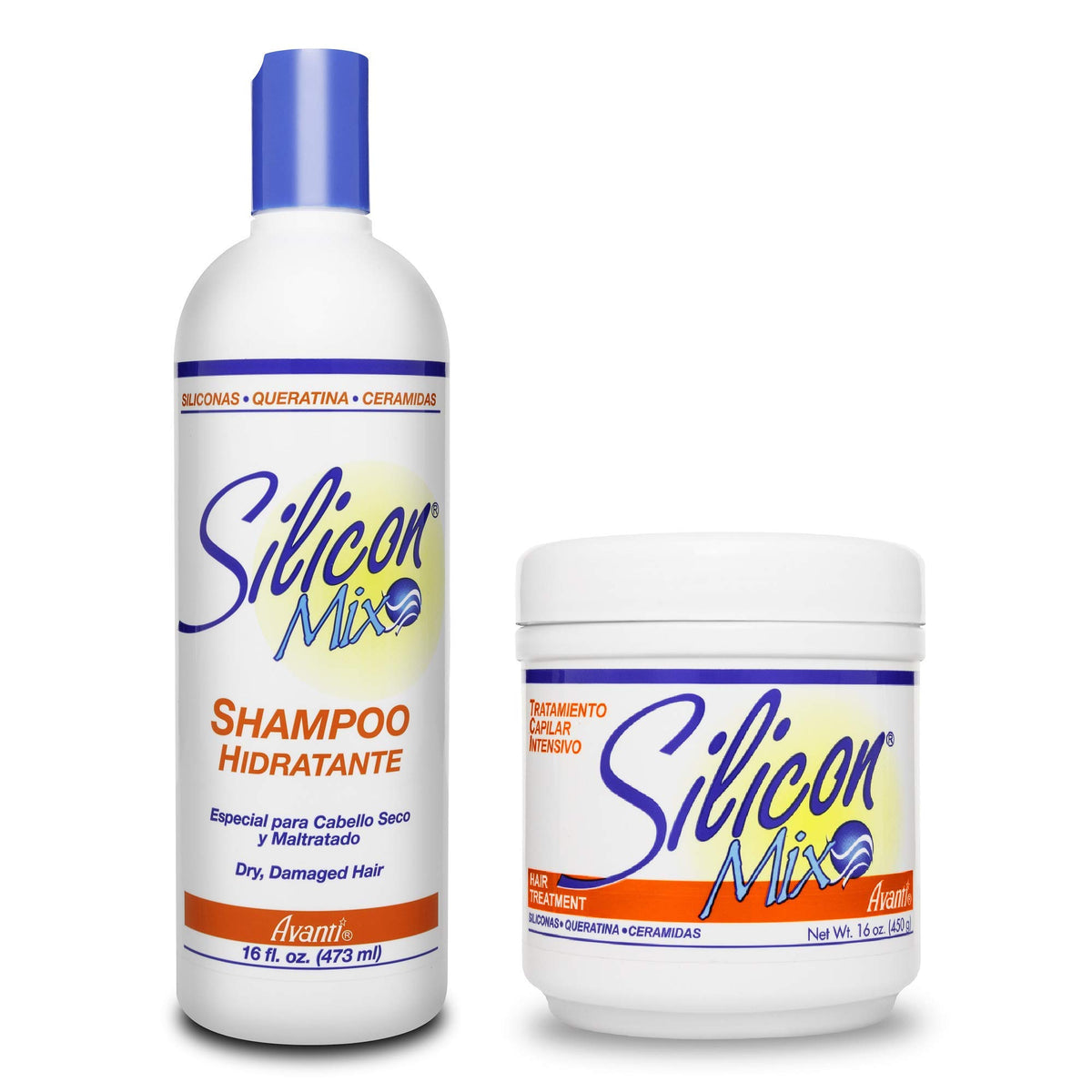 Silicon Mix champú-tratamiento para cabello seco, hidrata y aporta brillo
