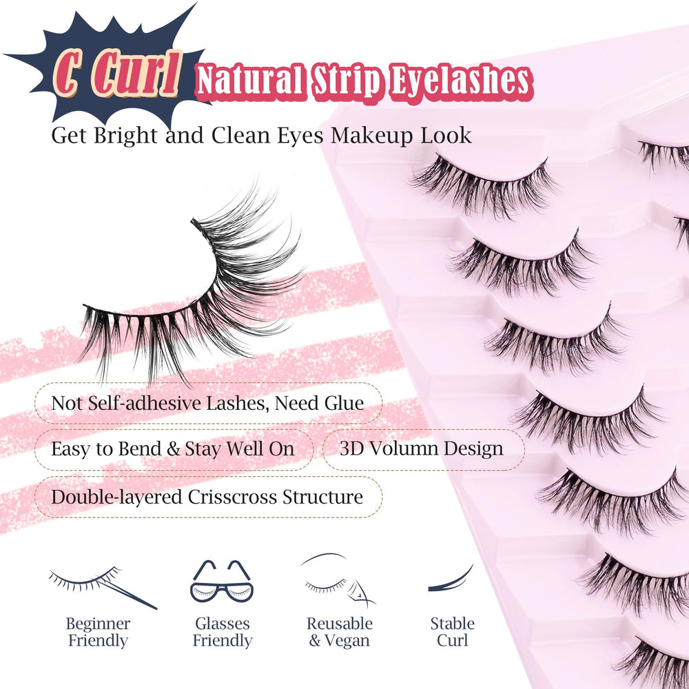 Pestañas Siligli faux mink suaves para un acabado natural.