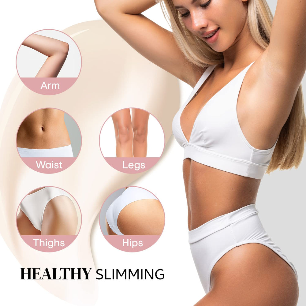 SILKDERMIS B Flat Belly Firming Cream en glúteos para contorno más firme y suave.