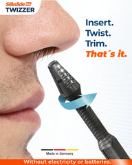 Silkslide TWIZZER con filo alemán para un corte limpio y duradero