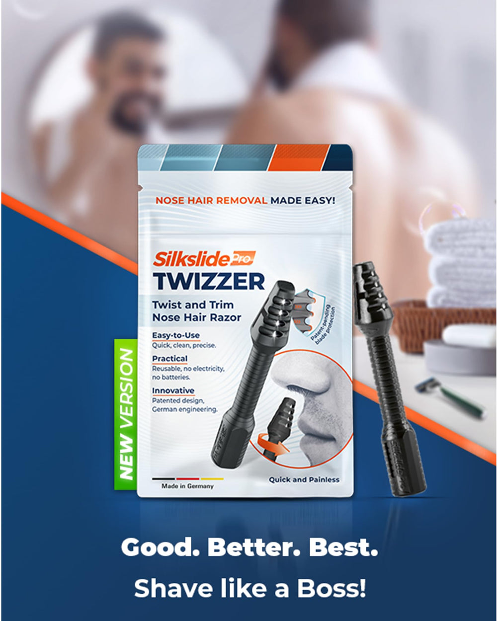 Silkslide TWIZZER uso doméstico sin cables y sin complicaciones