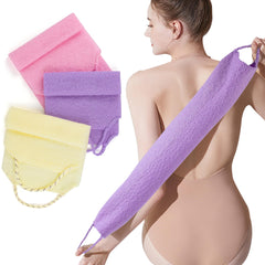 Silkyhose exfoliador de espalda con doble cara en beige para limpieza profunda