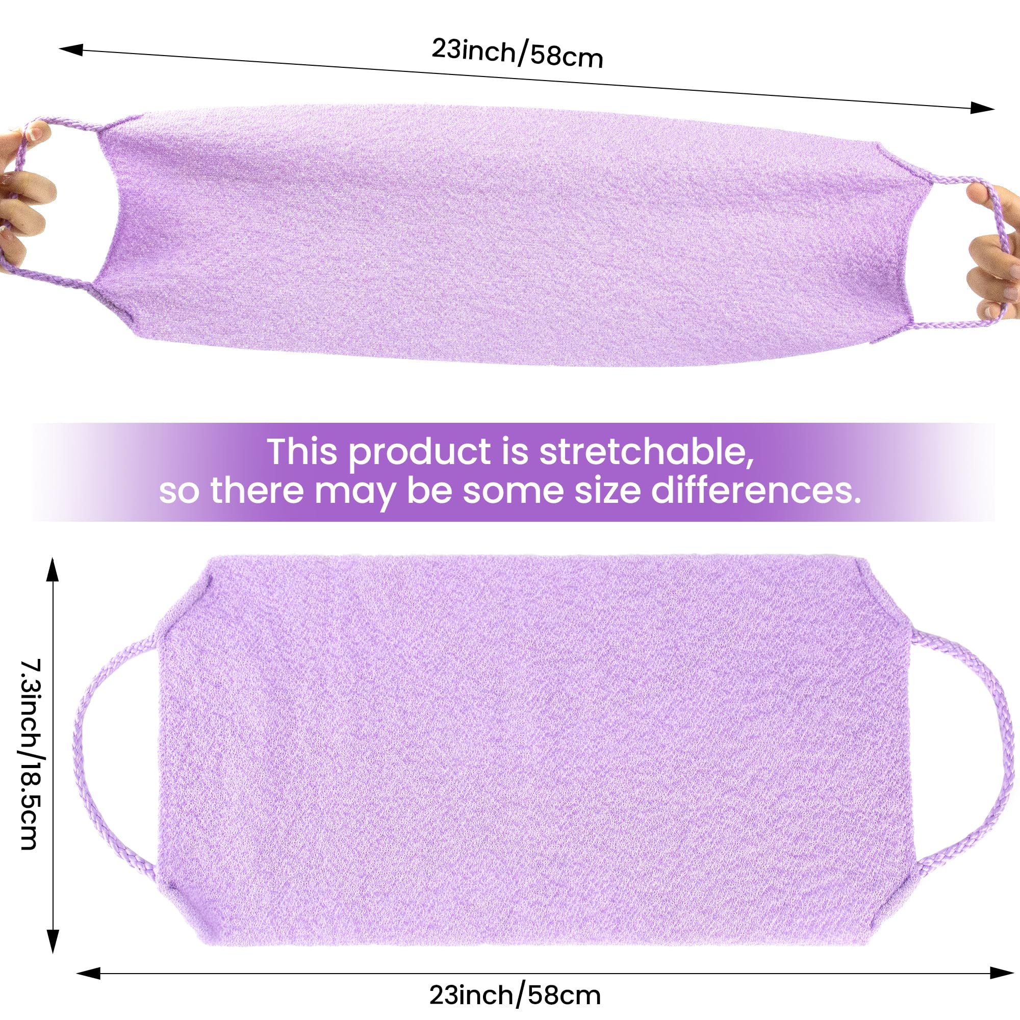 Silkyhose exfoliador de espalda en rosa para una ducha suave y eficaz