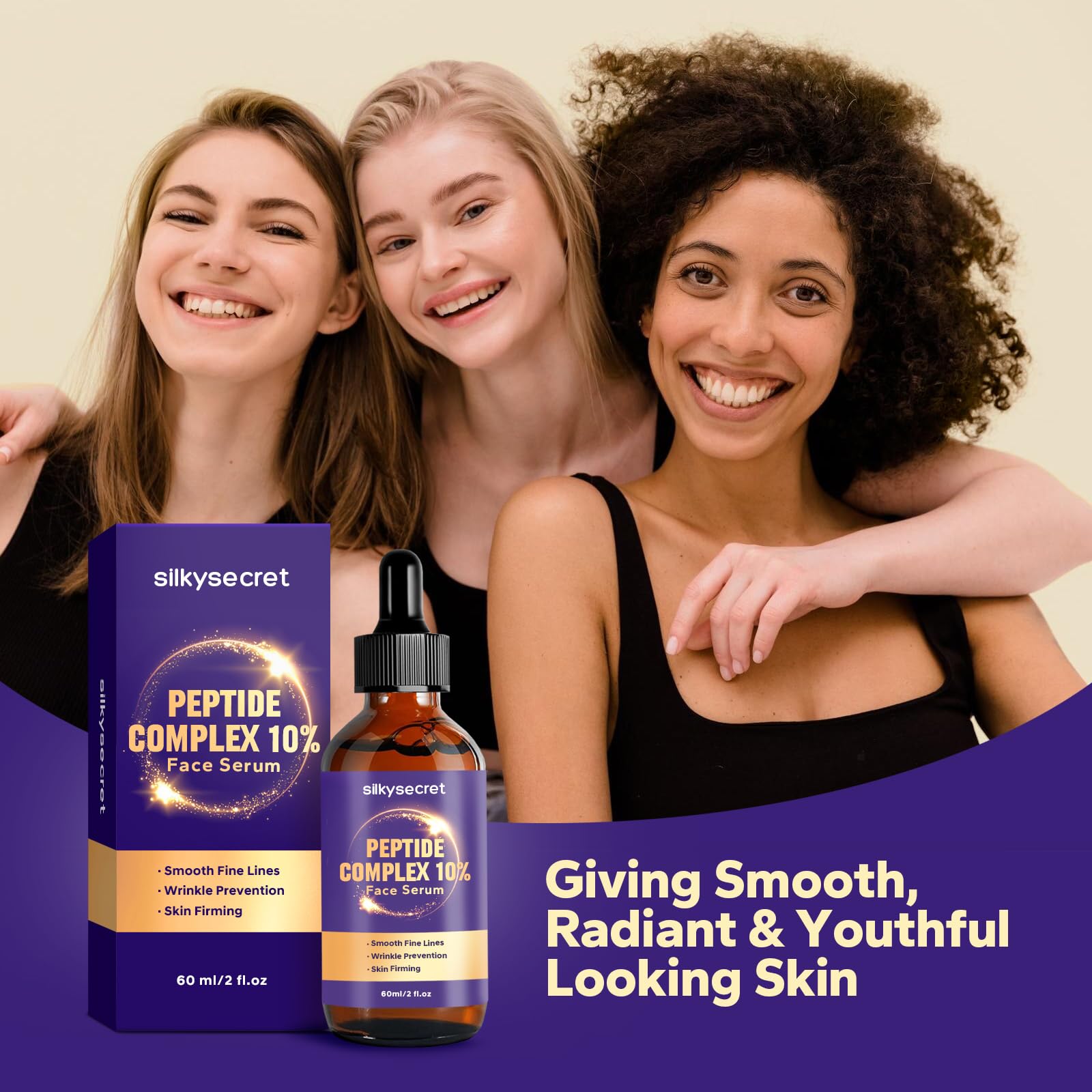 Fórmula suave de SilkySecret apta para piel sensible