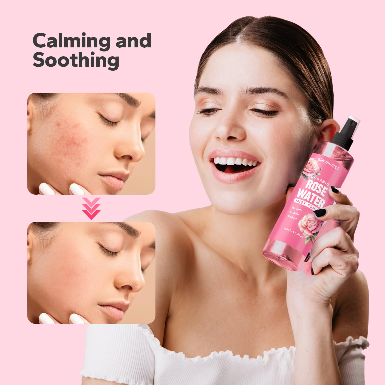 SilkySecret tono hidratante para rostro gracias a la glicerina