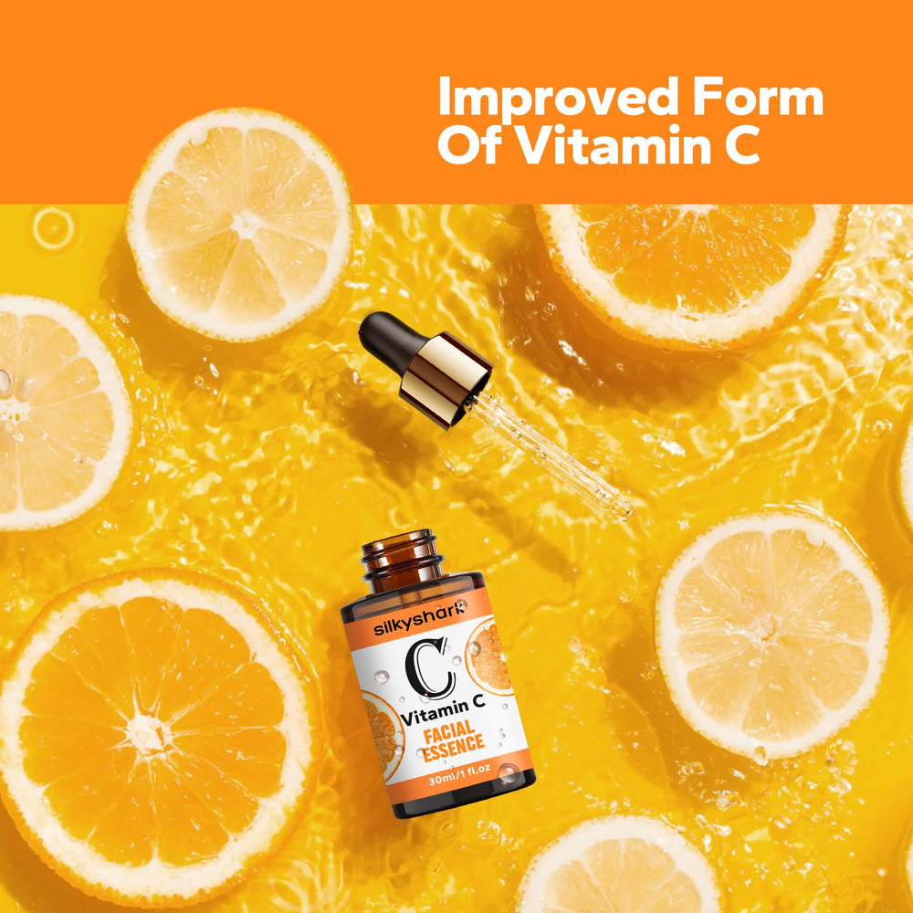 Piel radiante potencial con antioxidantes de SilkyShark Serum