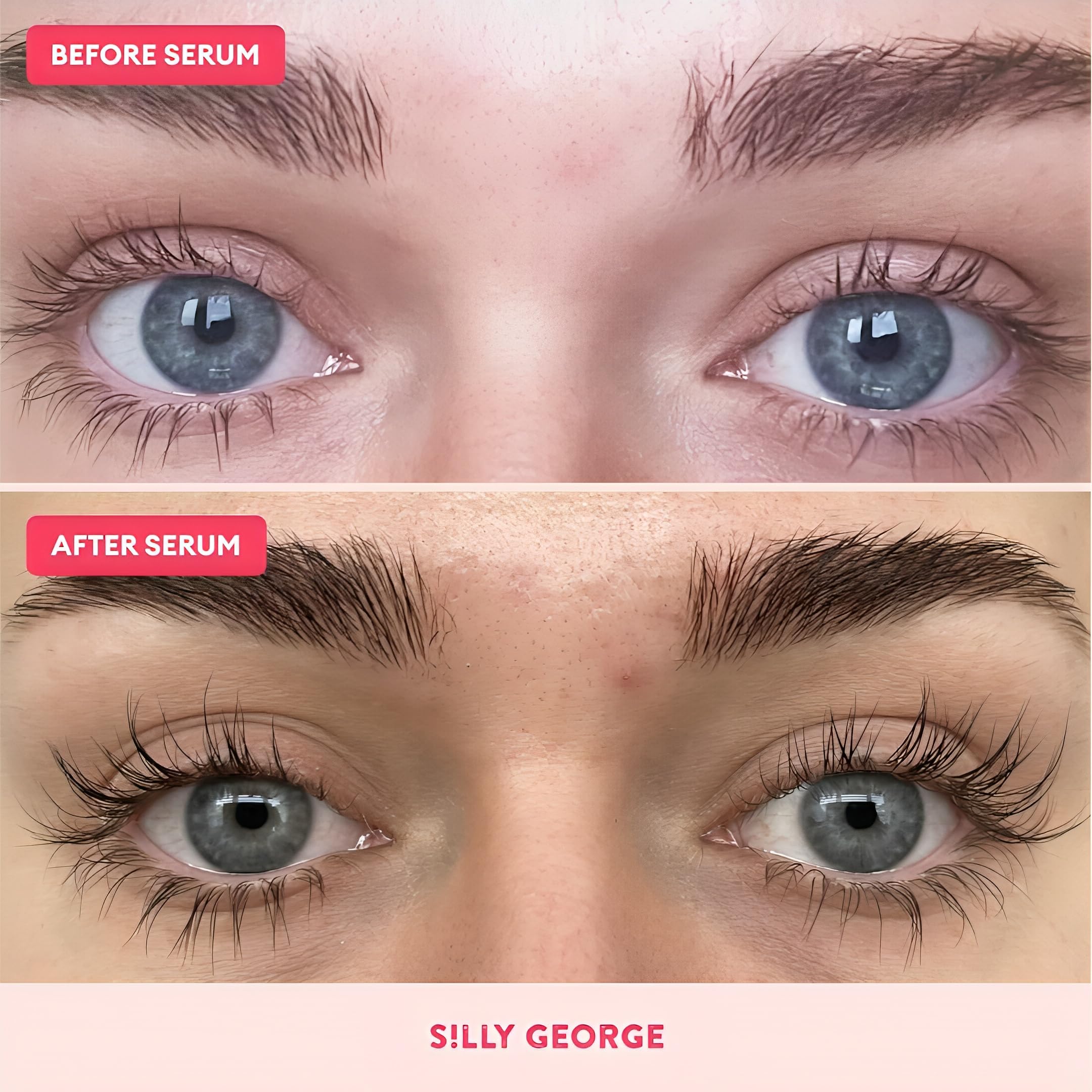 Silly George Sérum envase 3ml: formato compacto para llevar y usar.