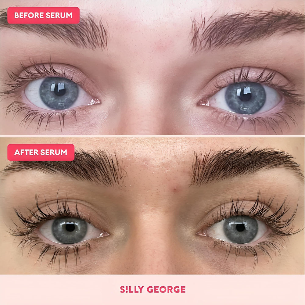 Silly George Sérum envase 3ml: formato compacto para llevar y usar.
