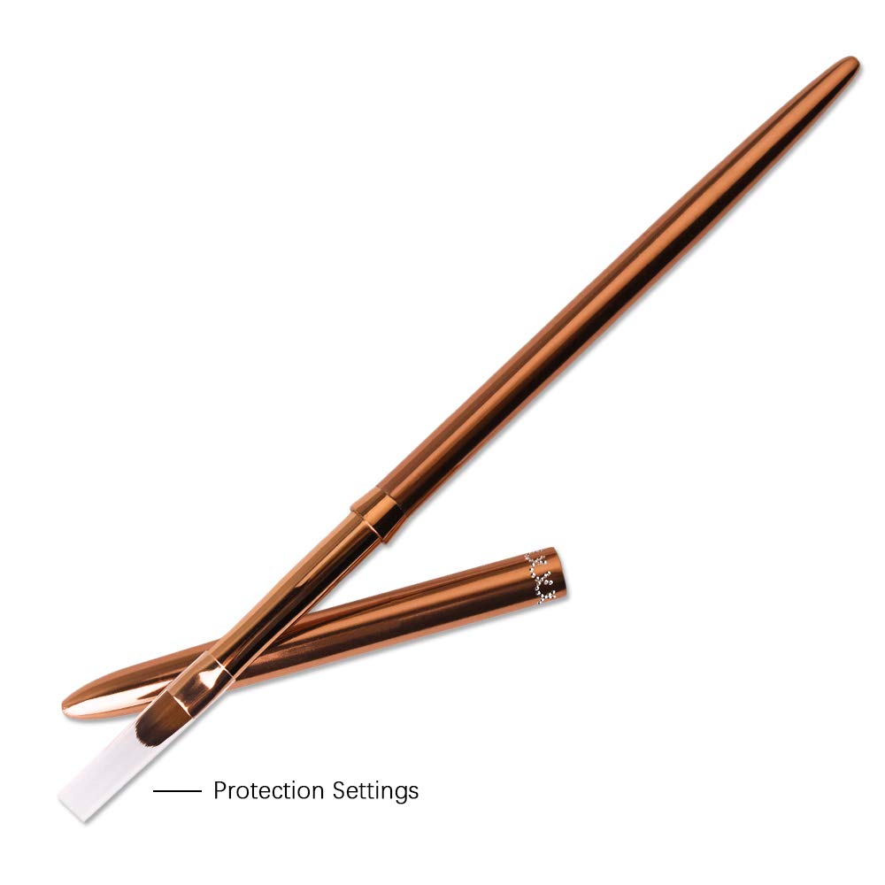 Punta de pincel SILPECWEE nylon suave para detalle delicado