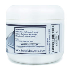 Silver Miracles Gel Coloidal, textura clara, apto para piel sensible.