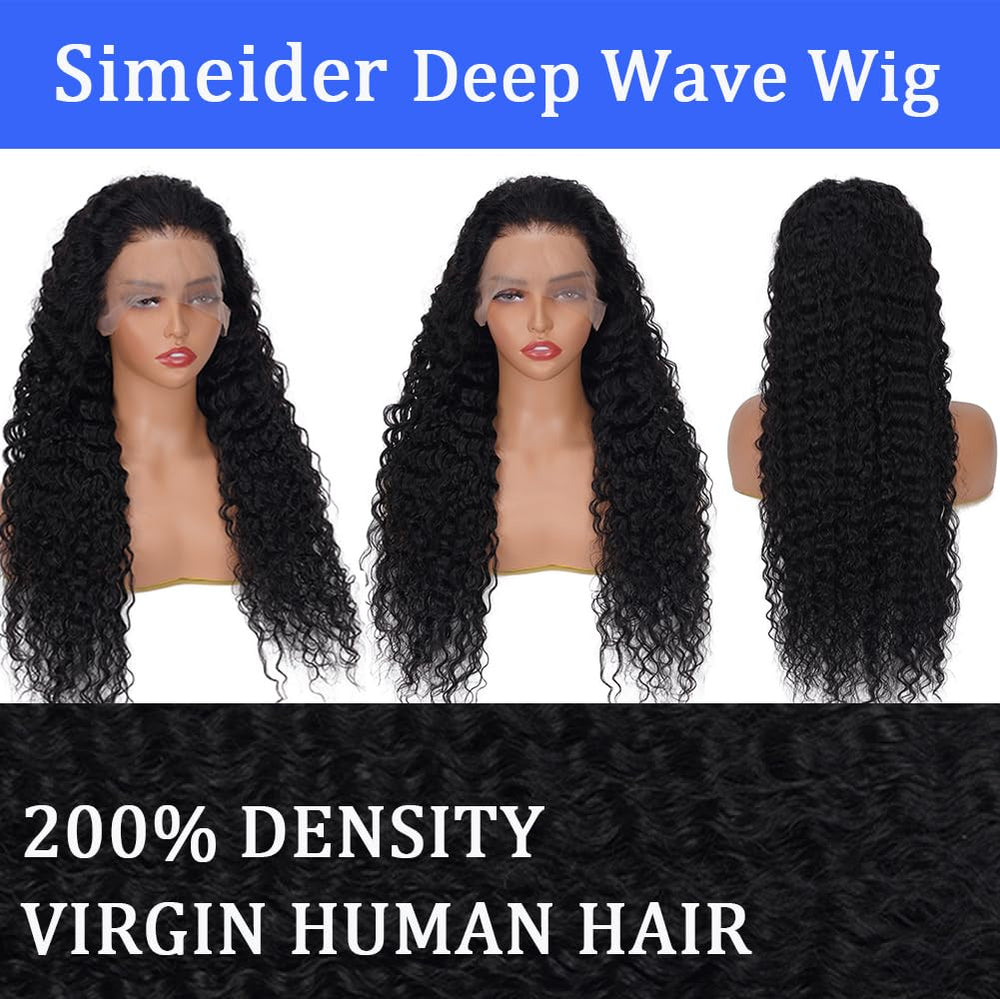 Peluca Simeider talla ajustable 21.5-23.5 pulgadas, ajuste seguro y cómodo.