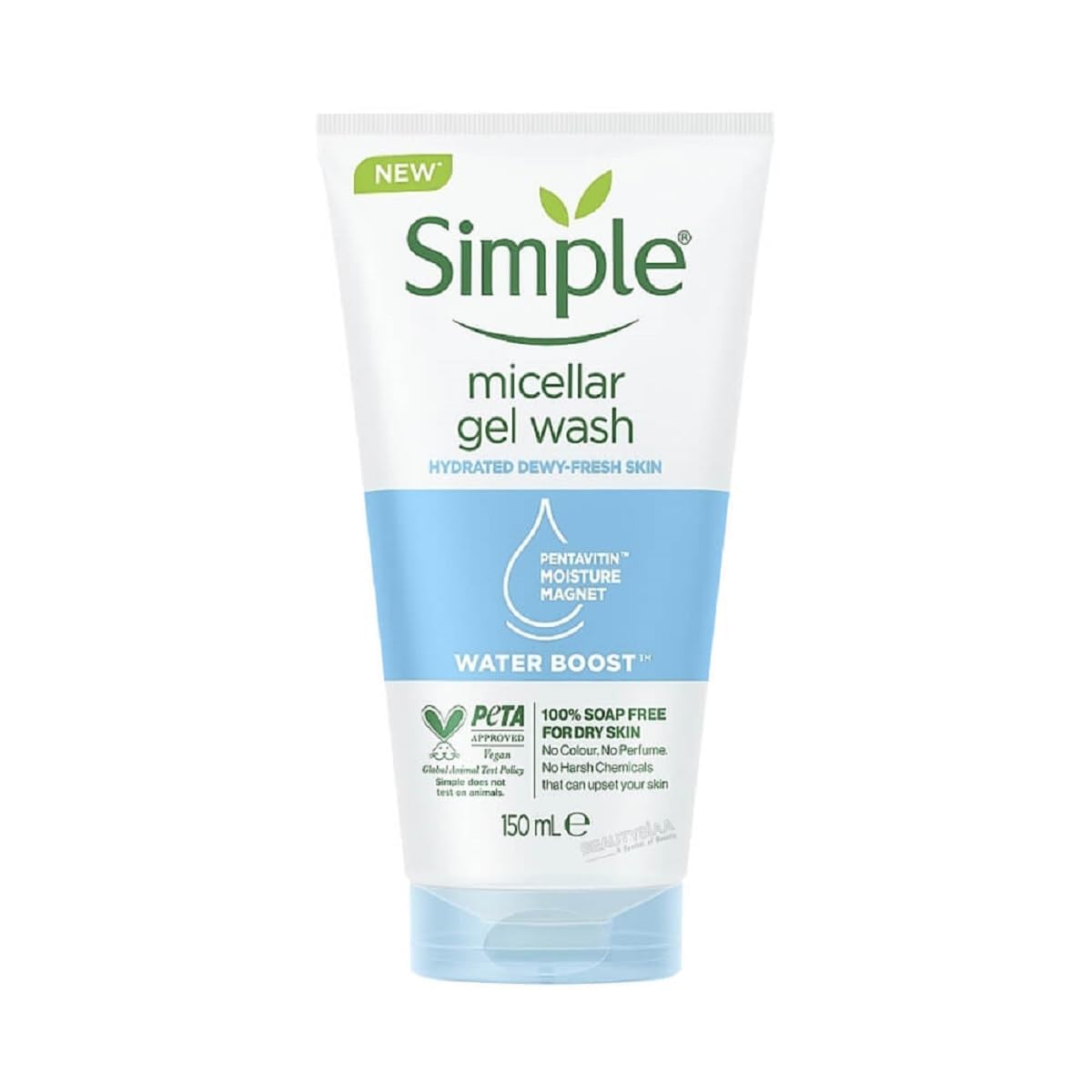 Simple Gel Micelar: limpiador facial con burbujas que limpia suavemente