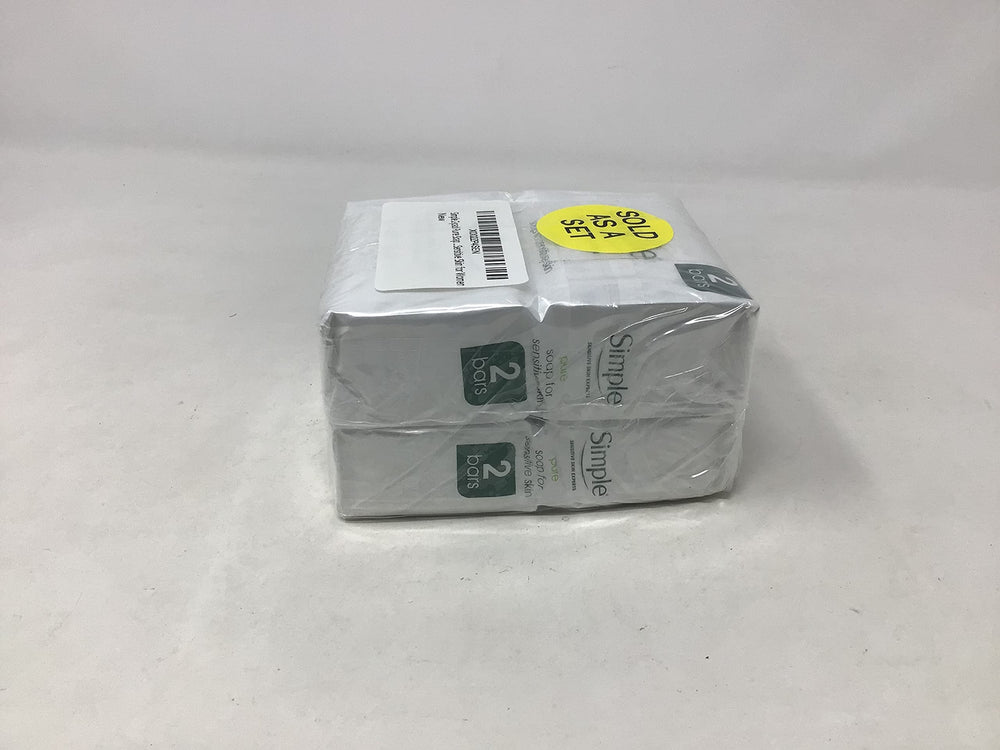 Jabón Simple 2-pack empaque: presentación sencilla para piel sensible.