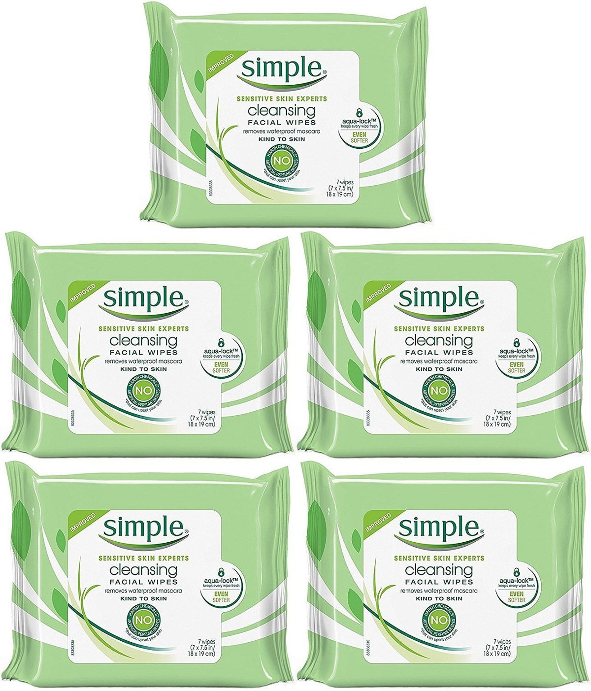 Simple Kind To Skin: toallitas faciales para viaje, limpieza suave y eliminación de maquillaje.