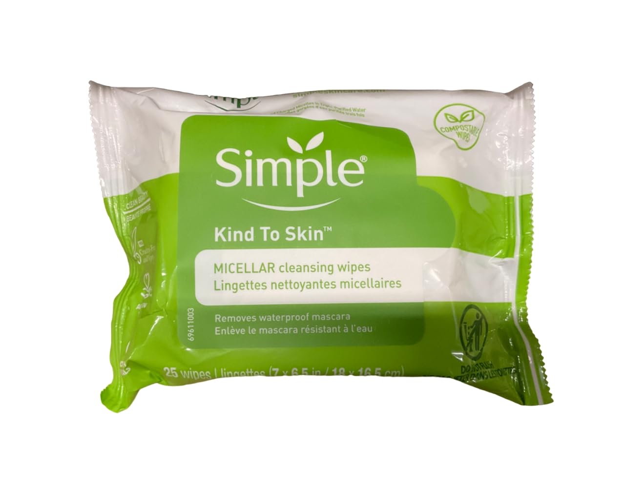 Simple Kind to Skin: toallitas micelares en paquete para uso diario y práctico