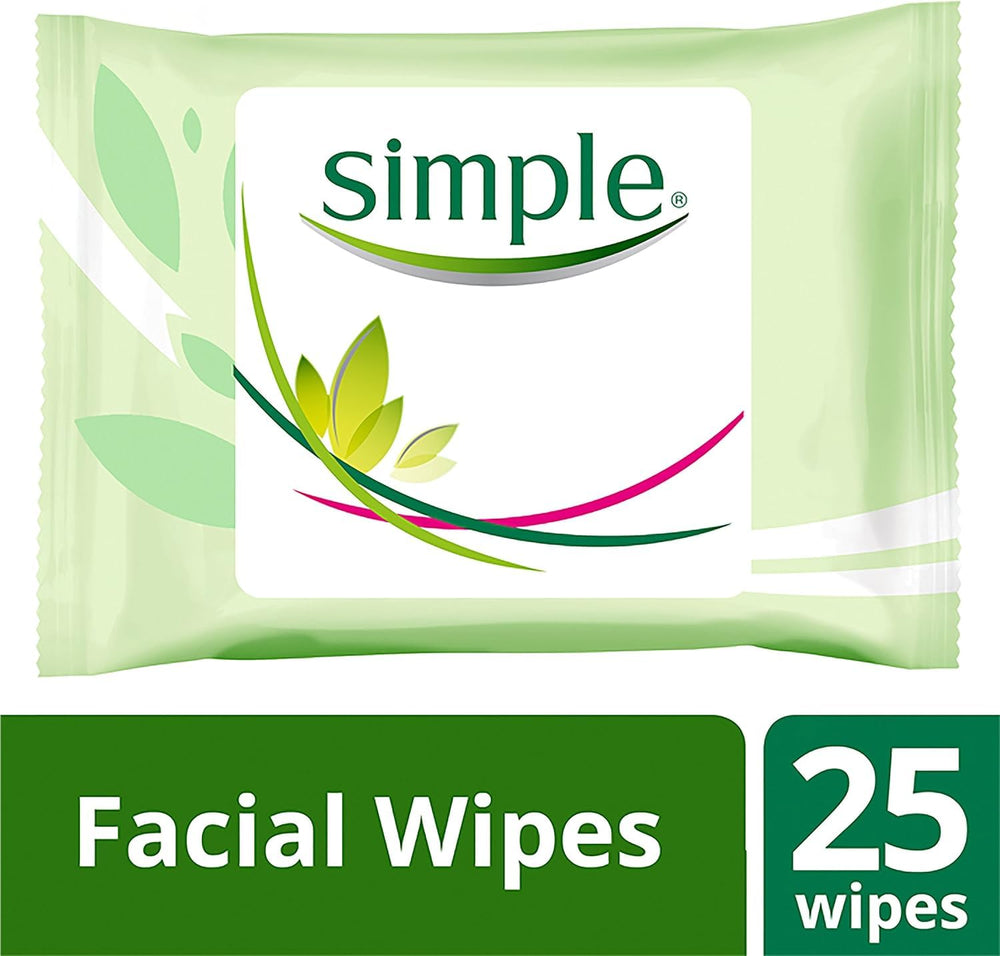 Simple toallitas faciales, extracción suave para una experiencia rápida de limpieza.