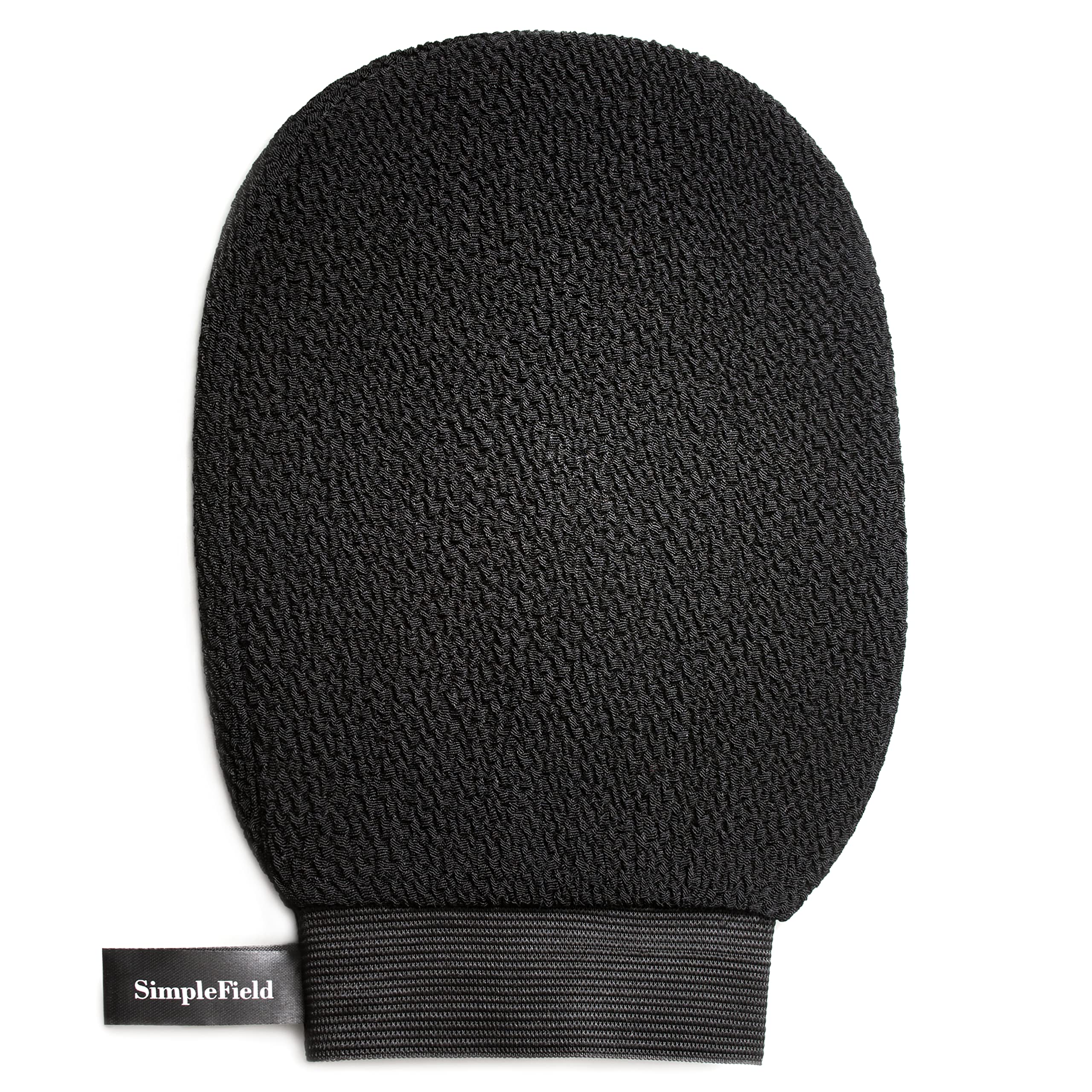 SimpleField guante exfoliante coreano para cuerpo, ayuda a suavizar piel muerta.