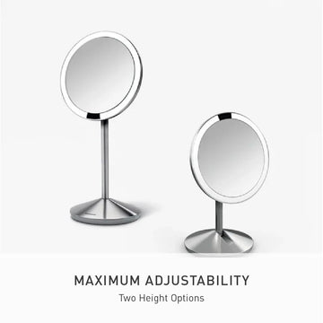 simplehuman espejo sensor ampliación 10x para detalles finos