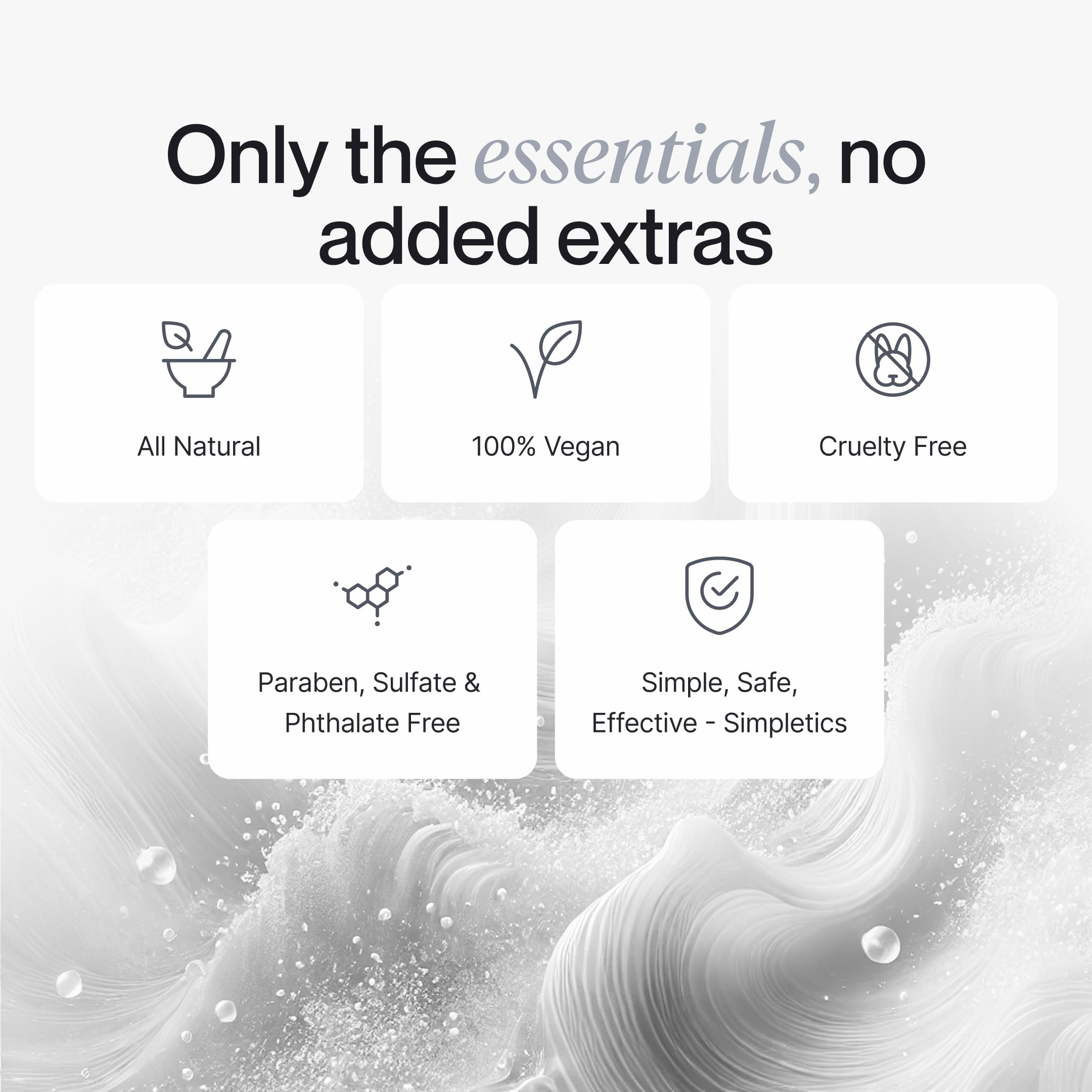 Simpletics: uso-unisex apto para todo tipo de cabello y uso diario.