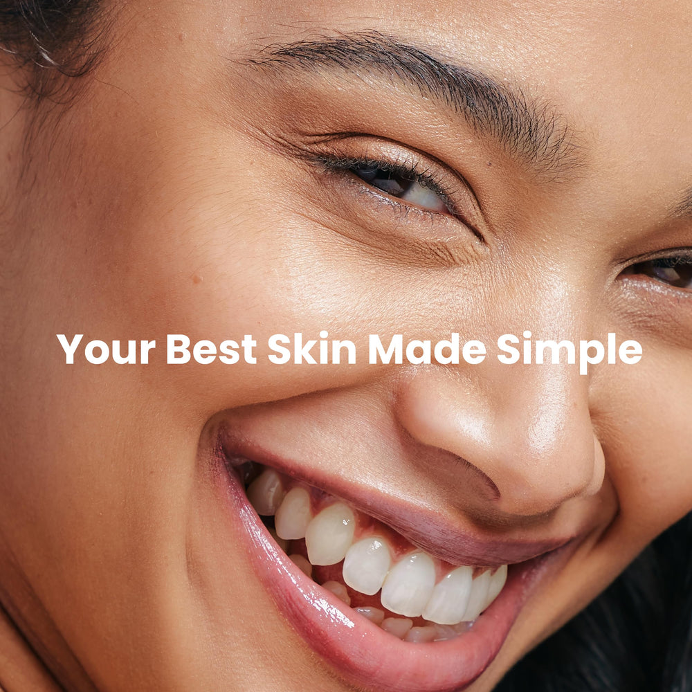 Simplified Skin calma irritaciones y rojez con agua de rosas.
