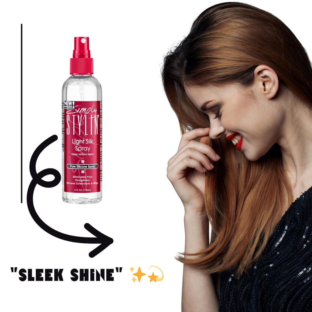 Simply Stylin' protection chaleur pour préserver les cheveux lors du coiffage.
