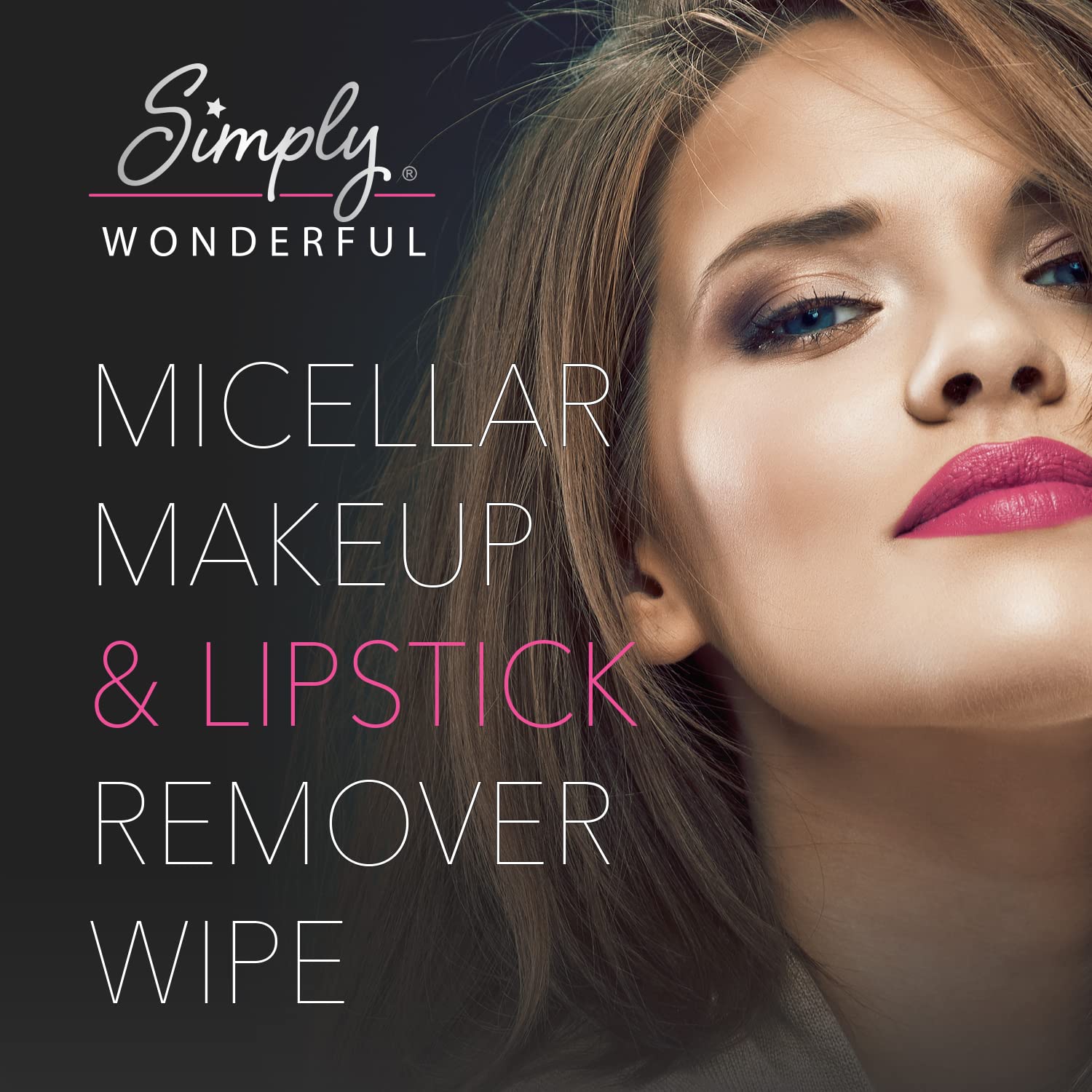 Format voyage Simply Wonderful, lingettes faciles à transporter en bagage.