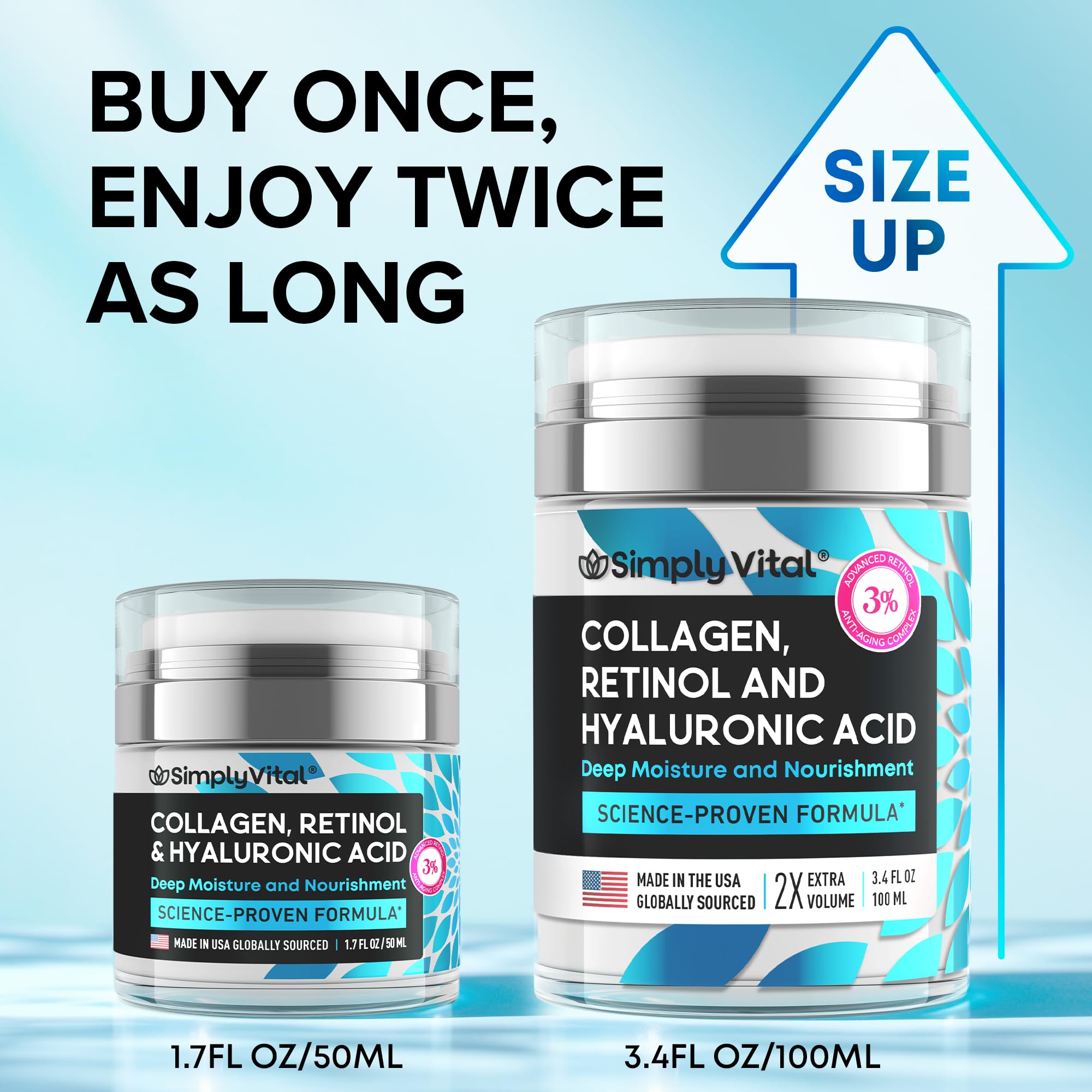 SimplyVital aplicacion dia: textura suave para rostro