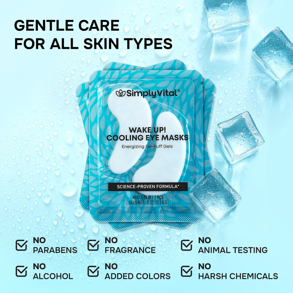 SimplyVital parches para ojeras preparan la piel para el maquillaje