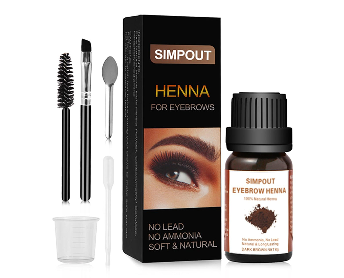 Simpout Henna: polvo natural para coloración profesional del cabello