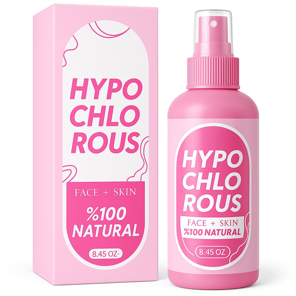GÜLLÜOGLU HOCl aerosol para limpieza suave de rostro y manos.