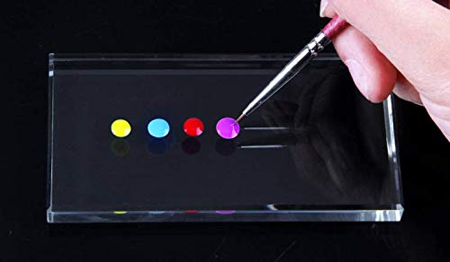 Paleta de vidrio Sinen con superficie lisa para limpieza rápida.