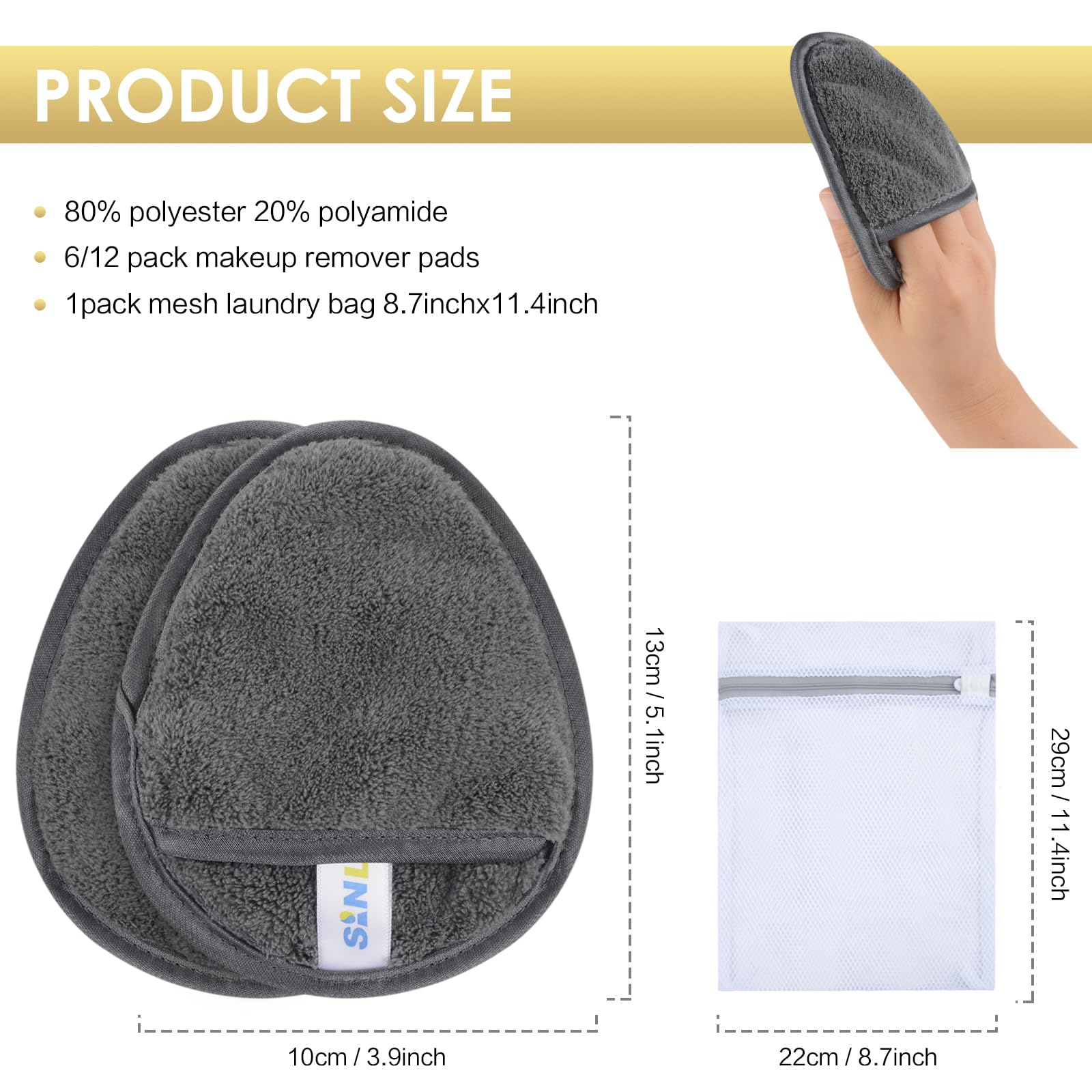 La bolsa de viaje lavable SINLAND mantiene todo organizado y limpio.