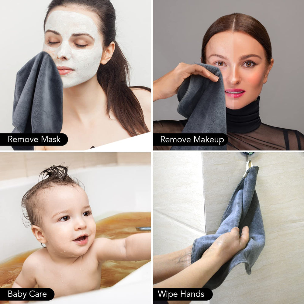SINLAND: toalla para piel sensible, exfoliación suave sin irritación.