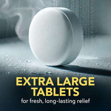 Tableta de vapor SinuCleanse de tamaño extragrande para vapores sostenidos.