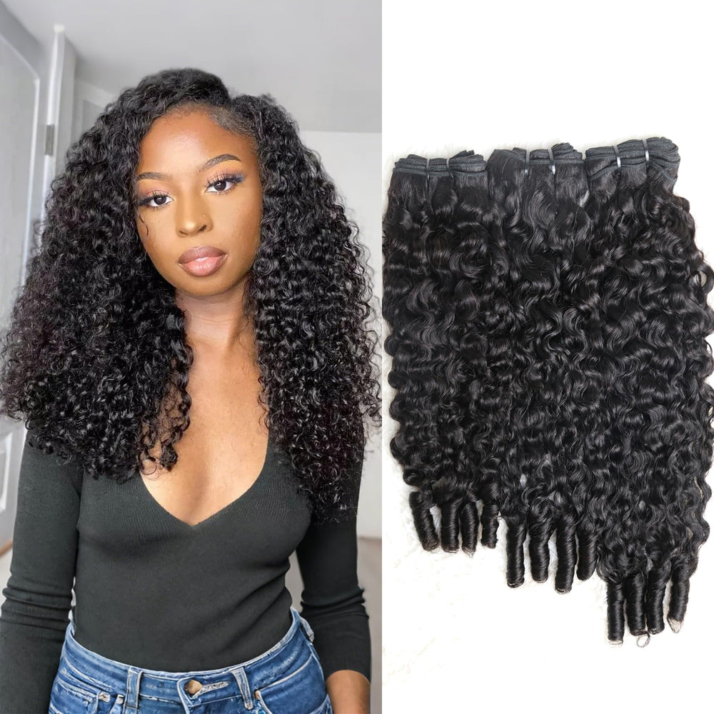 Sinuowei: paquetes de cabello rizado burmese con onda de agua para looks naturales