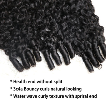 Sinuowei: paquetes de cabello rizado de 3 piezas para estilos versátiles
